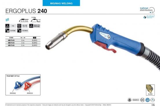 Trafimet Mig ERGOPLUS 240 (300 А вод. охл.) 5м